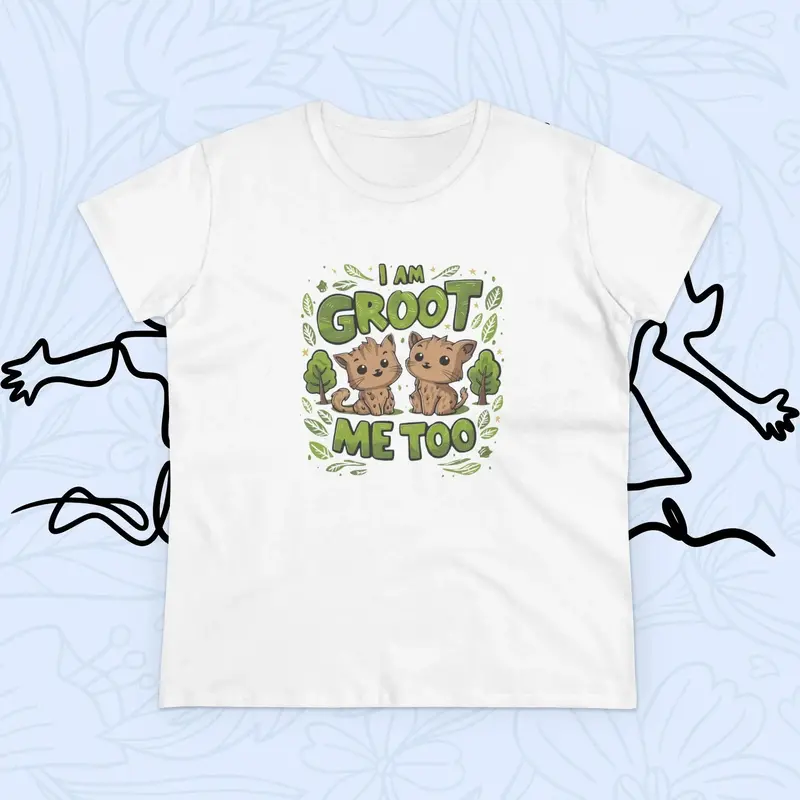 I Am Groot Me Too Women Graphic Tshirts 11