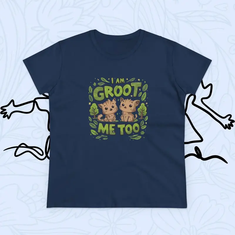 I Am Groot Me Too Women Graphic Tshirts 17