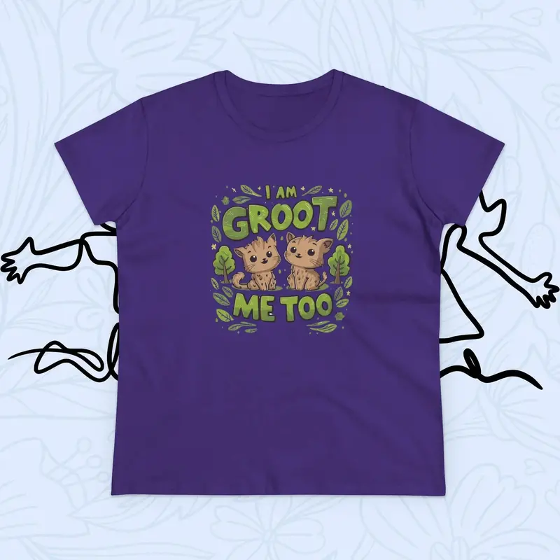 I Am Groot Me Too Women Graphic Tshirts 19