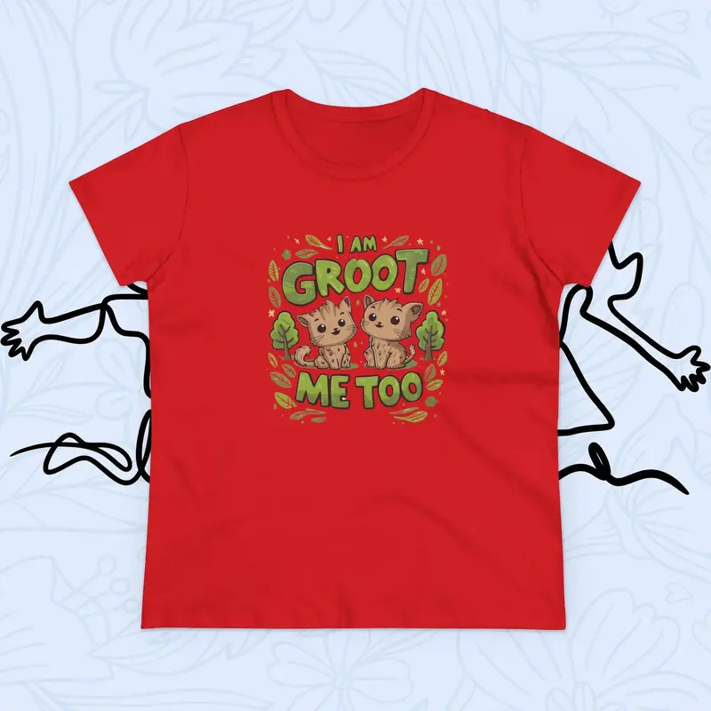 I Am Groot Me Too Women Graphic Tshirts 23
