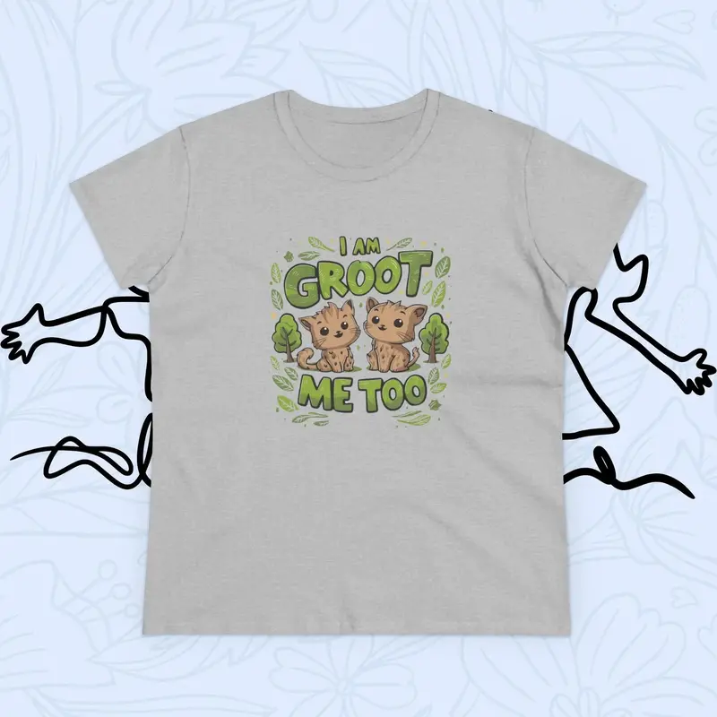 I Am Groot Me Too Women Graphic Tshirts 25