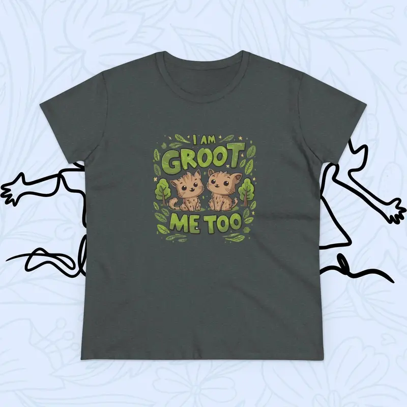 I Am Groot Me Too Women Graphic Tshirts 27