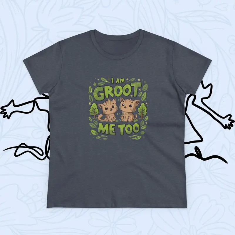 I Am Groot Me Too Women Graphic Tshirts 29