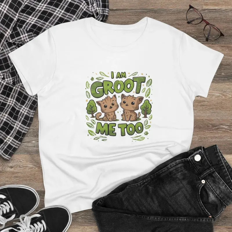I Am Groot Me Too Women Graphic Tshirts 4