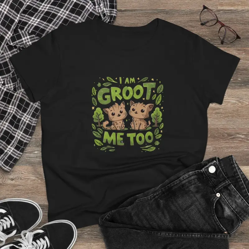 I Am Groot Me Too Women Graphic Tshirts 5