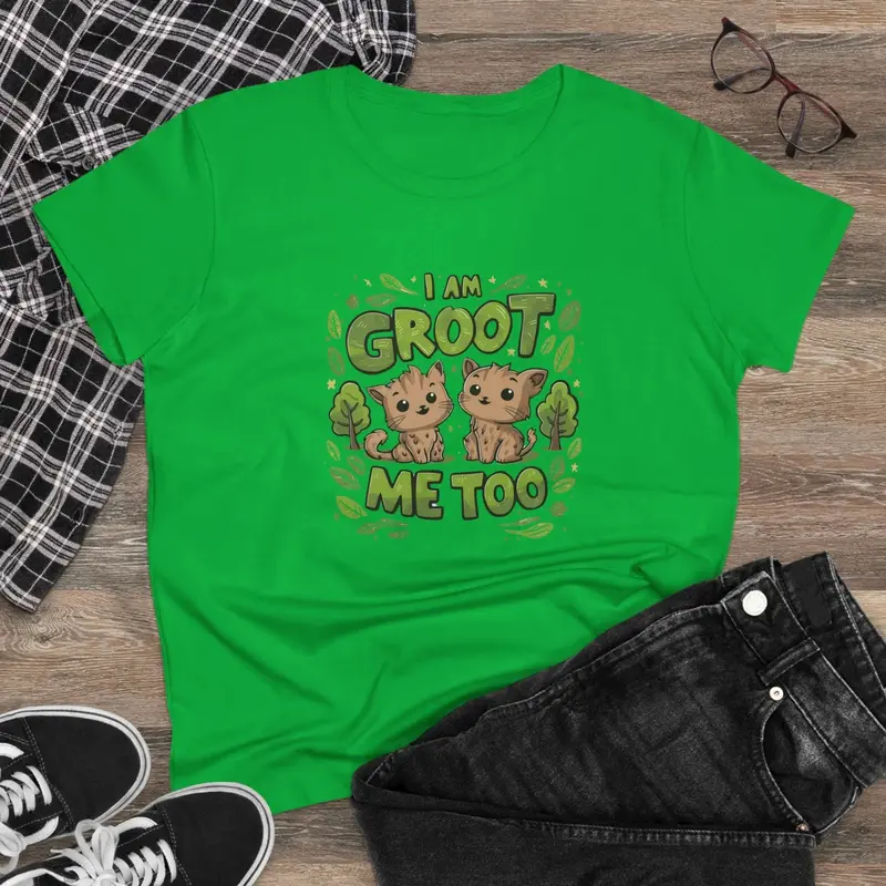 I Am Groot Me Too Women Graphic Tshirts 7