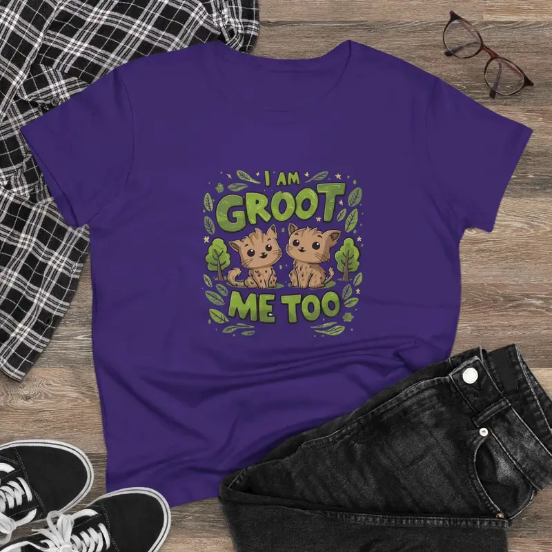 I Am Groot Me Too Women Graphic Tshirts 8