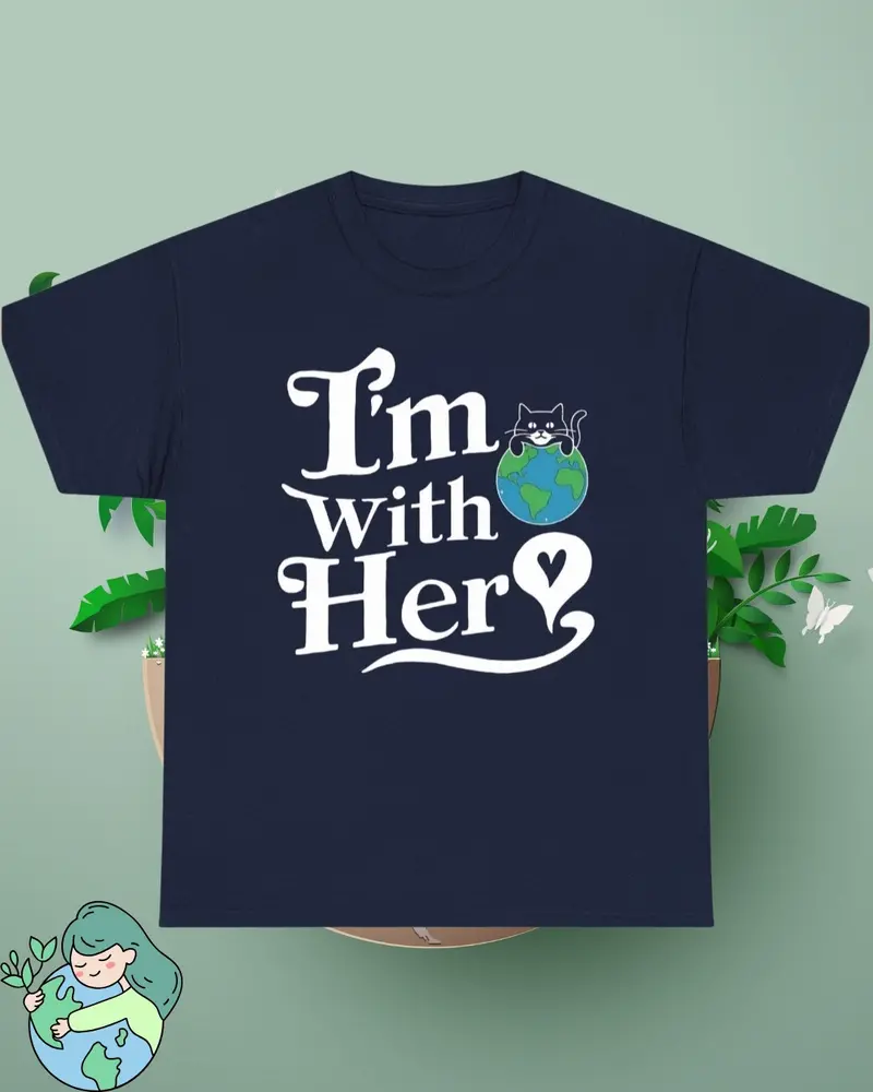 I Am With Her Cotton Tee 1