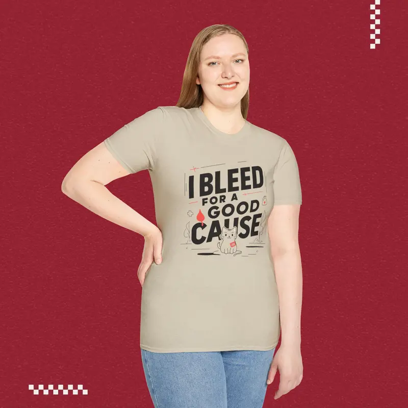 I Bleed For Good Cause Cotton T-Shirt 31