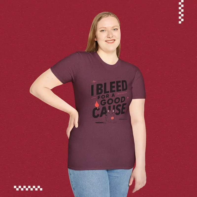 I Bleed For Good Cause Cotton T-Shirt 45