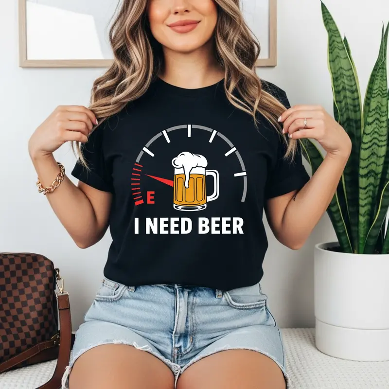I Need Beer Cotton Tshirt 2