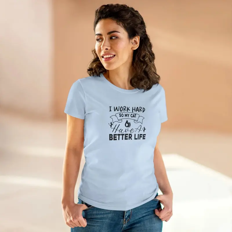 I Work Hard Women Graphic Tee 16