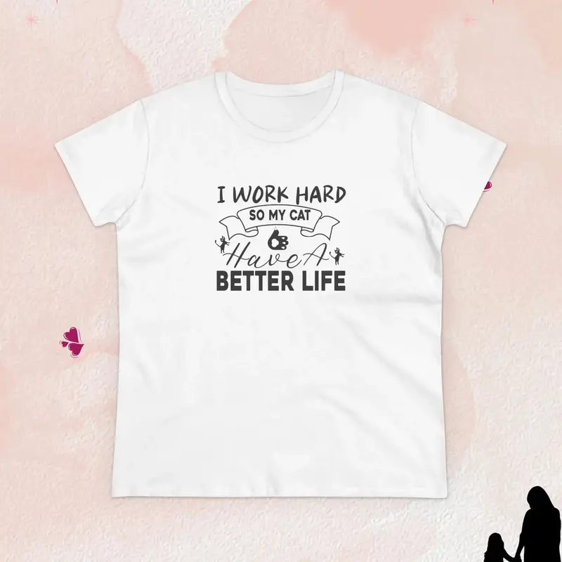 I Work Hard Women Graphic Tee 7
