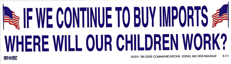 If We Continue To Buy... Bumper Sticker #Bp111 1