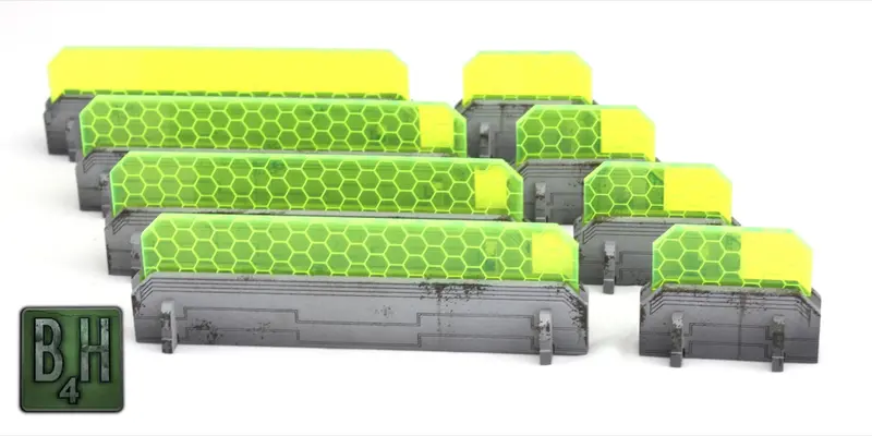In-City: Hex Barricade- Green 1