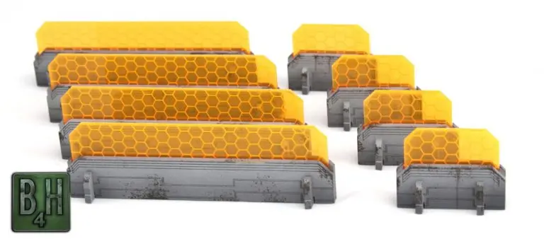 In-City: Hex Barricade- Orange 1