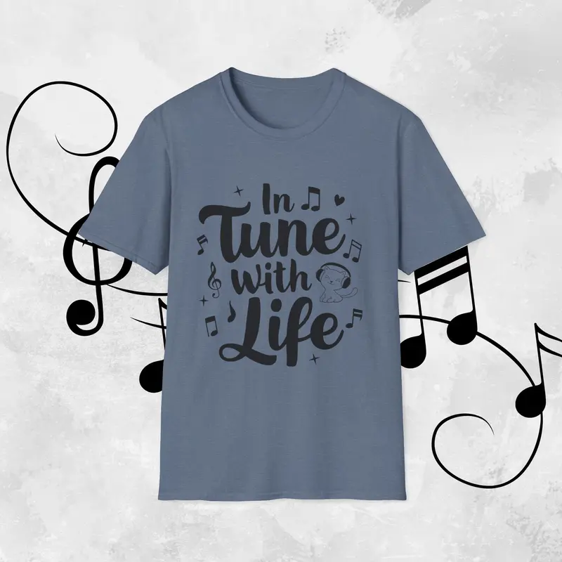 In Tune With Life Cotton Men T-Shirt 10