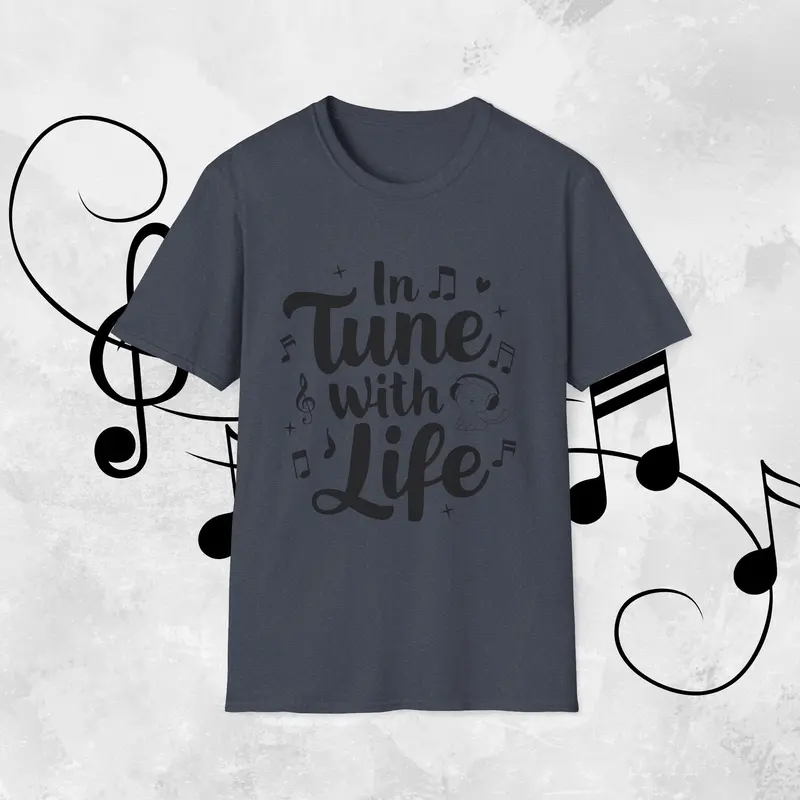 In Tune With Life Cotton Men T-Shirt 12