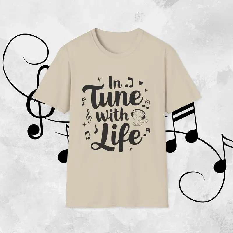 In Tune With Life Cotton Men T-Shirt 12