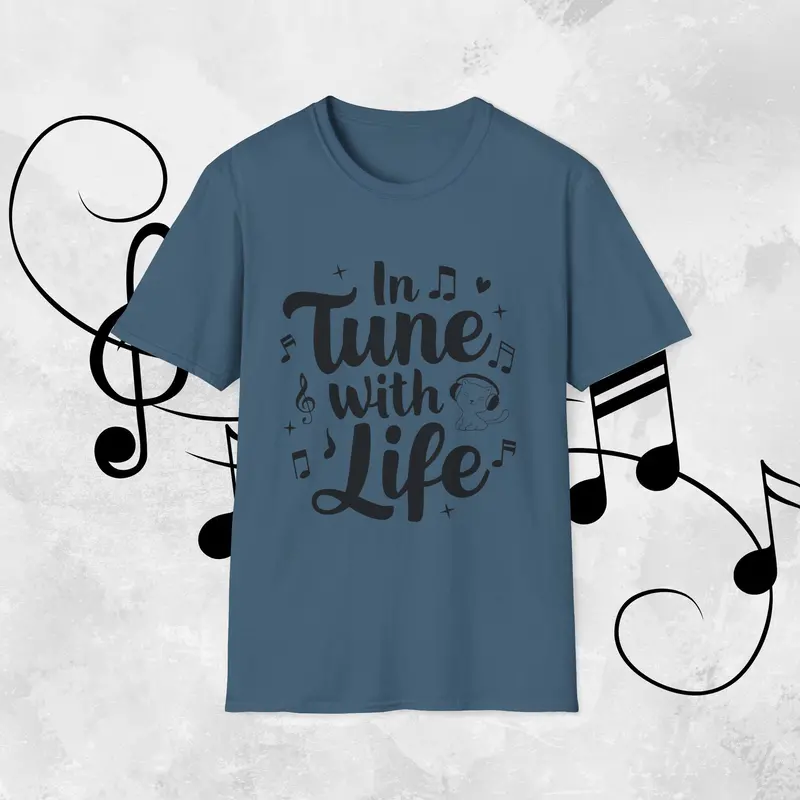In Tune With Life Cotton Men T-Shirt 13