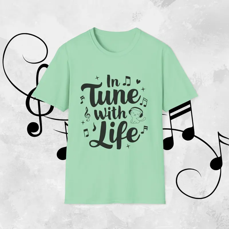 In Tune With Life Cotton Men T-Shirt 14