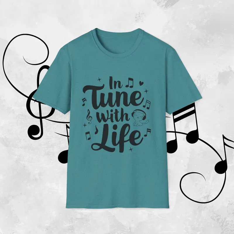 In Tune With Life Cotton Men T-Shirt 16