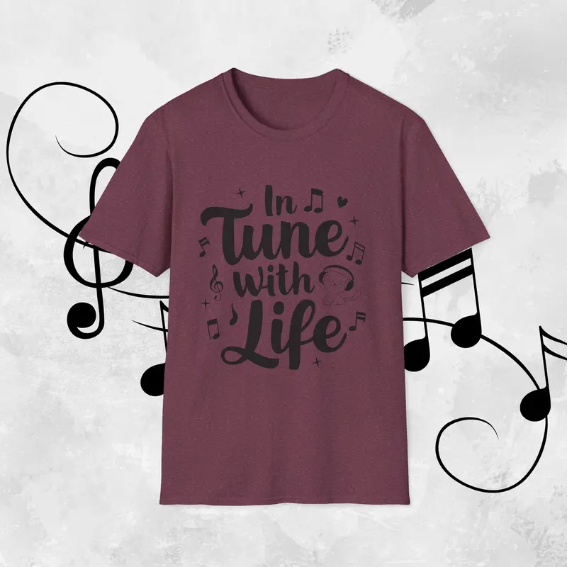 In Tune With Life Cotton Men T-Shirt 17
