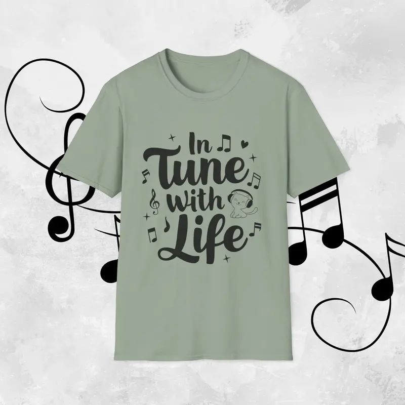 In Tune With Life Cotton Men T-Shirt 18