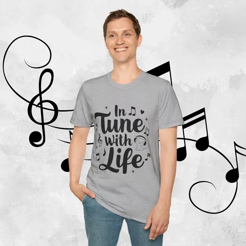 In Tune With Life Cotton Men T-Shirt 18