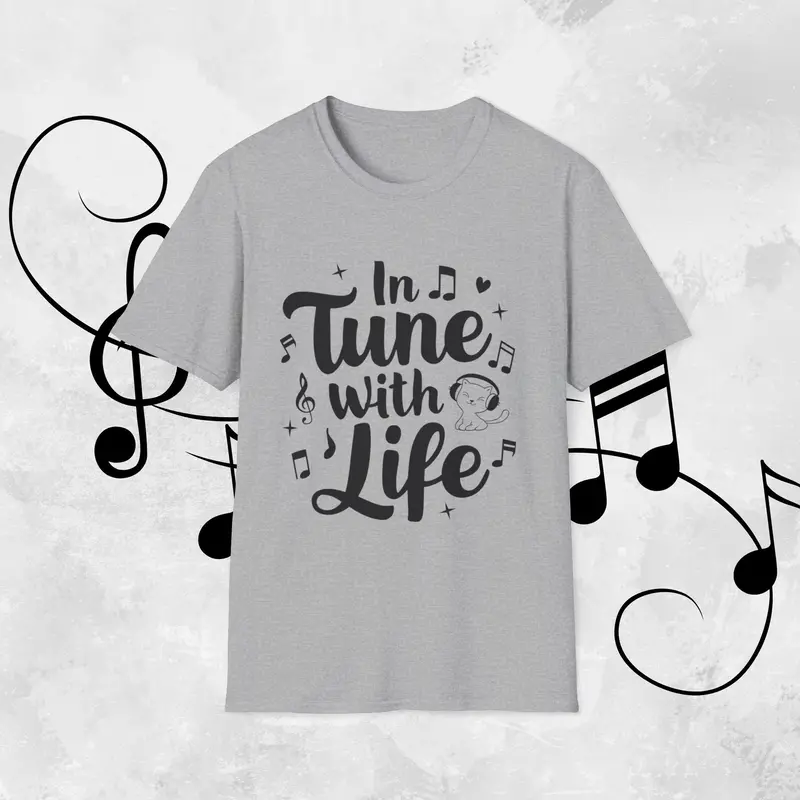 In Tune With Life Cotton Men T-Shirt 2