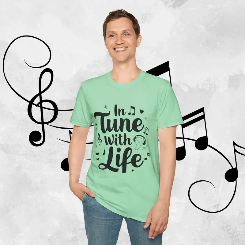 In Tune With Life Cotton Men T-Shirt 24