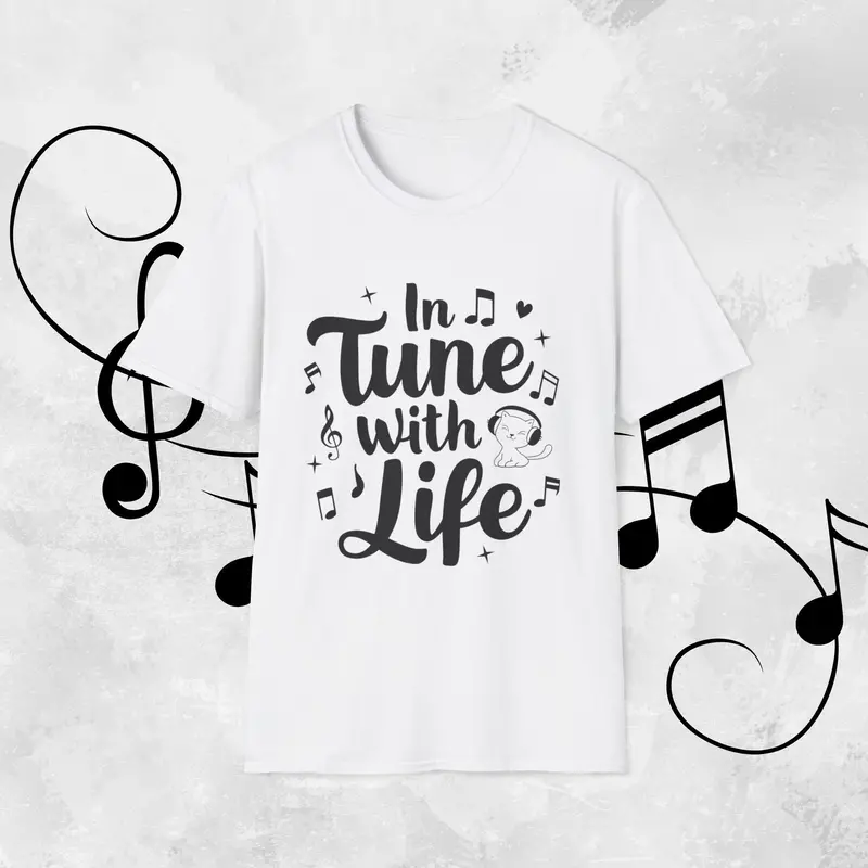 In Tune With Life Cotton Men T-Shirt 3