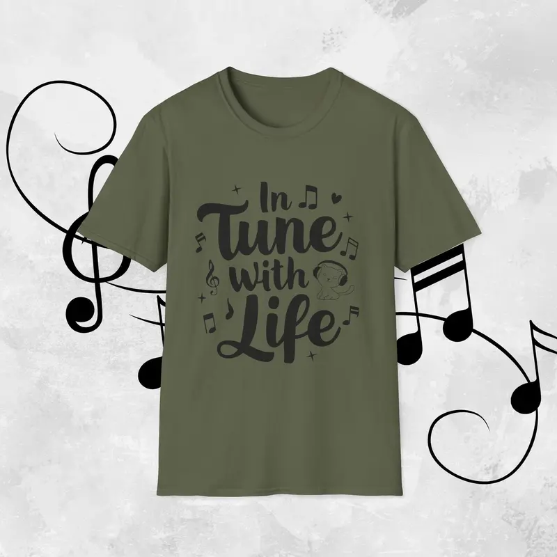 In Tune With Life Cotton Men T-Shirt 6