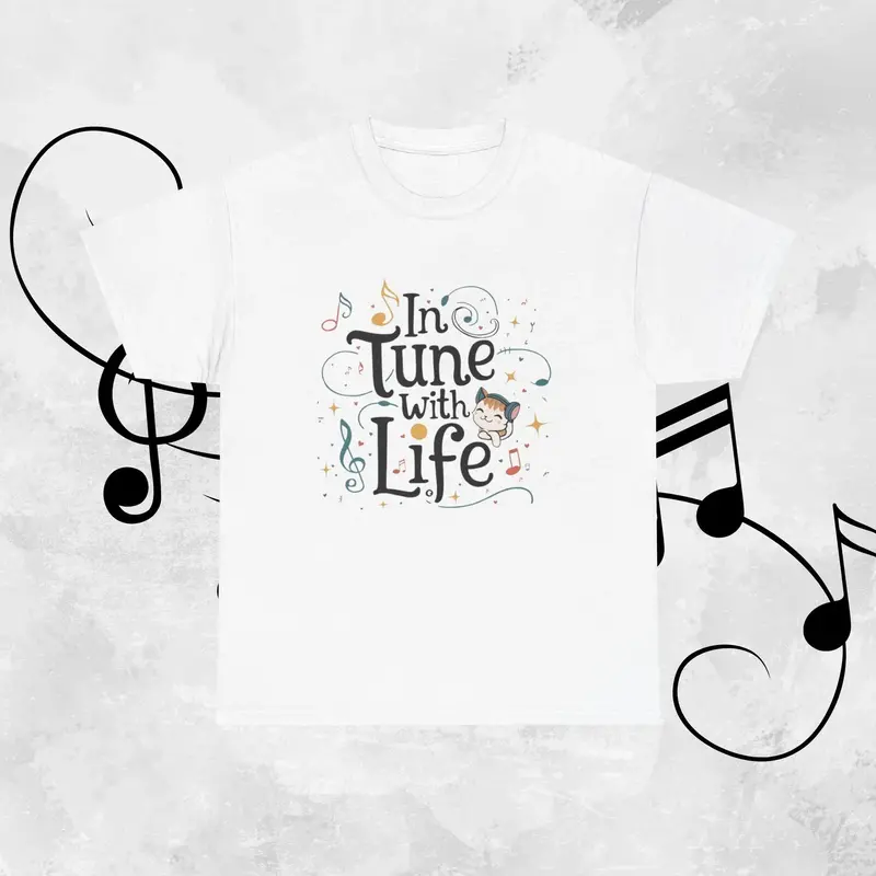 In Tune With Life Cotton T-Shirt 5