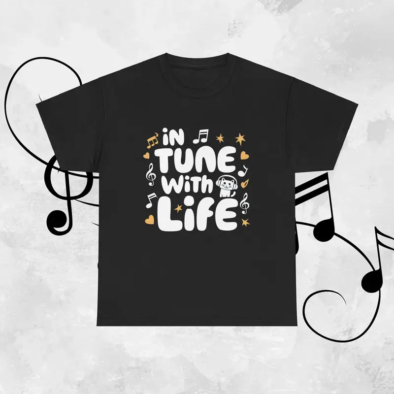 In Tune With Life Gifts Cotton T-Shirt 4