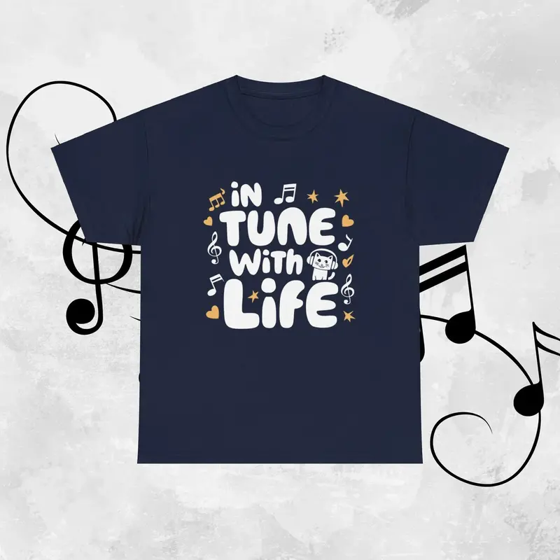 In Tune With Life Gifts Cotton T-Shirt 7