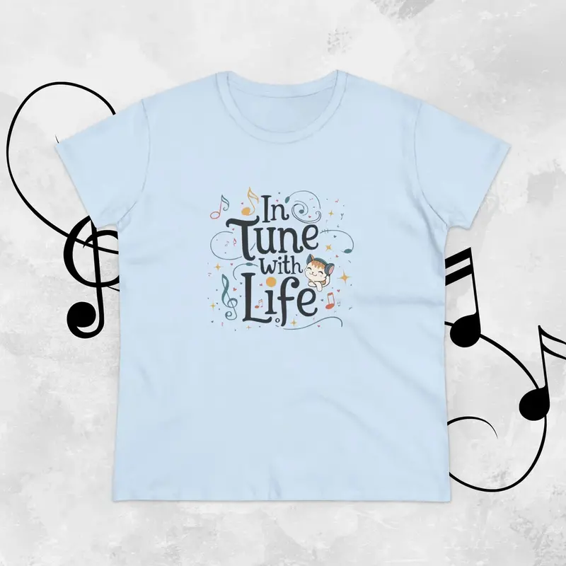 In Tune With Life Women Cotton Tshirt 15