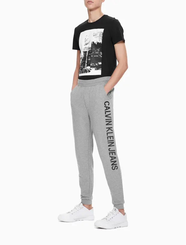 Institutional Logo Sweat Pants J312296-Beige 1