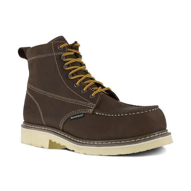 Iron Age Solidifier Mens Brown 6 Waterproof Work Boot Ia5062 1