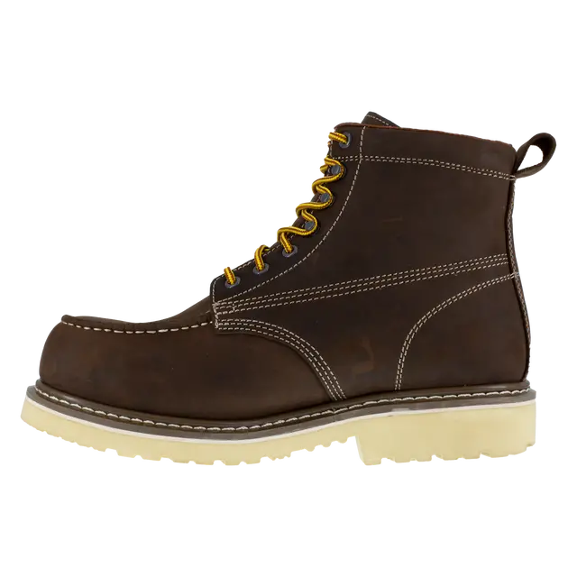 Iron Age Solidifier Mens Brown 6 Waterproof Work Boot Ia5062 4