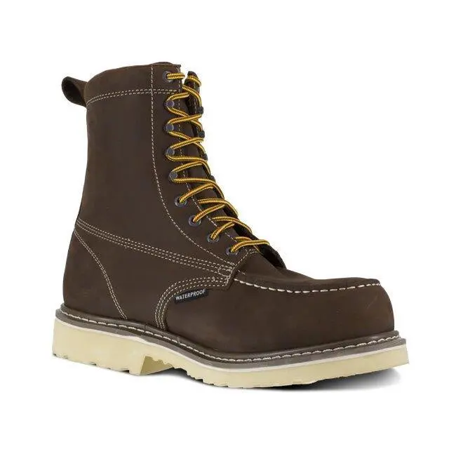 Iron Age Solidifier Mens Brown 8 Waterproof Work Boot Ia5082 1
