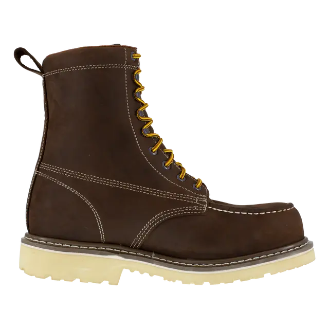 Iron Age Solidifier Mens Brown 8 Waterproof Work Boot Ia5082 2