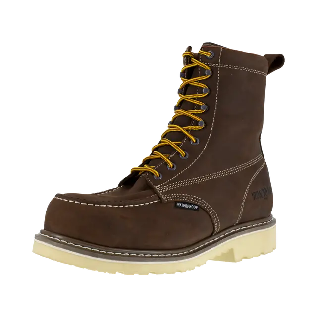Iron Age Solidifier Mens Brown 8 Waterproof Work Boot Ia5082 3