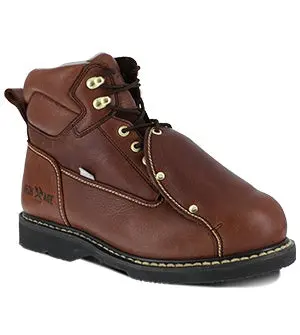 Ironage Brown 6" Metatarsal Protection, Steel Toe #Ia5017 1