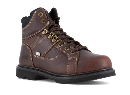 Ironage Groundbreaker Men's Dark Brown 6" Work Boot With Cushguard™ Internal Met Guard - Ia5021 1