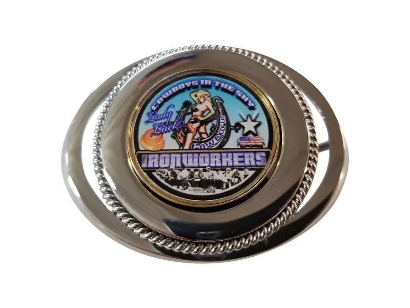 Ironworker Lady Luck Belt Buckle #Bw-Bb-Ll 1