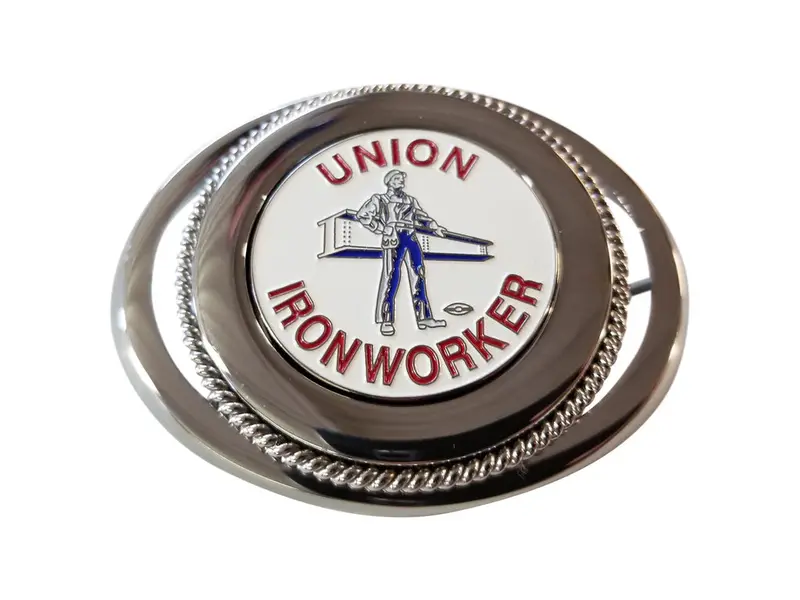 Ironworker Man And Beam Belt Buckle #Bw-Bb-Mb 2