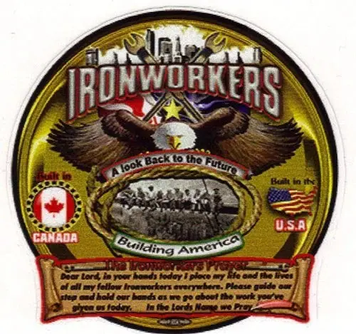 Ironworker Window Decal #Bw-Tc-Ip 2
