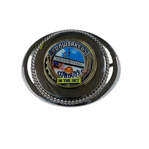 Ironworkers Cowboys In The Sky Belt Buckle #Bw-Bb-Cs 1