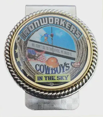 Ironworkers Cowboys In The Sky Money Clip #Bw-Mc-Cs 1